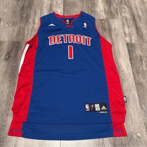 VTG Detroit Pistons Allen Iverson NBA Basketball Jersey Kids L (14/16) +2 length